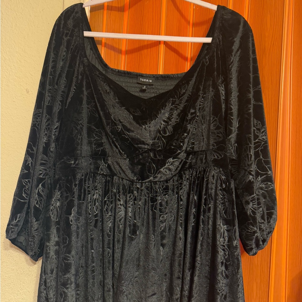 Velour babydoll